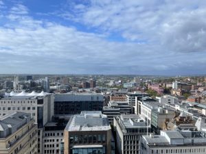 view from the 18th floor of our Leeds office
